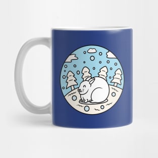 Cute arctic hare Mug